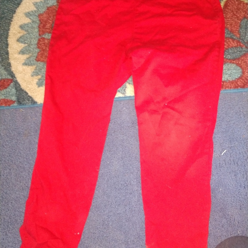 High waist crop pants